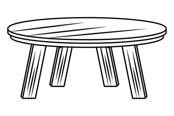 Ізольований дизайн таблиці Векторний ілюстратор — стоковий вектор