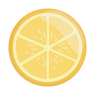 Dilim turuncu tasarım vektör illüstrasyon