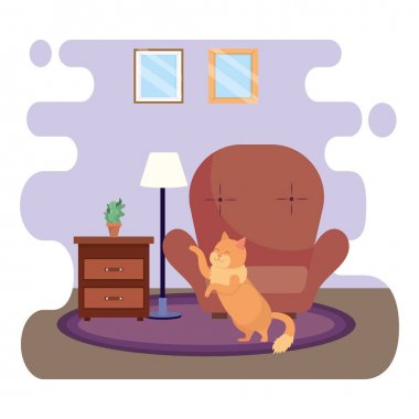 Kedi karikatür tasarım vector Illustrator