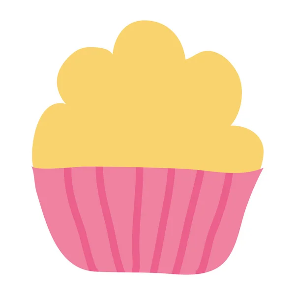 Süße Cupcake Konditorei Ikone — Stockvektor
