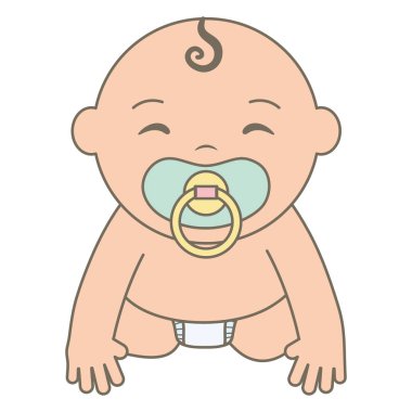 sevimli küçük bebek çocuk tarama