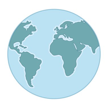 İzole gezegen tasarım vektör illüstrasyon