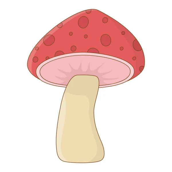 Illustration vectorielle de conception de champignons pointus isolés — Image vectorielle