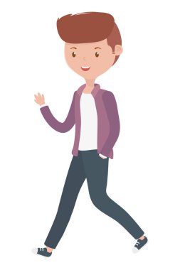 Adam karikatür tasarım vector Illustrator