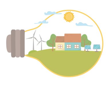 Yalıtılmış ampul ve enerji tasarımı tasarruf