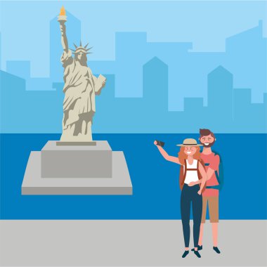 New York tasarım özgürlük heykeli