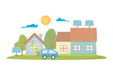 Eko şehir ve gezegen tasarım kaydetmek