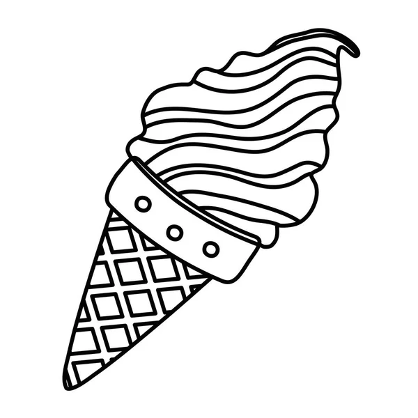 Verano y delicioso diseño de helados — Archivo Imágenes Vectoriales