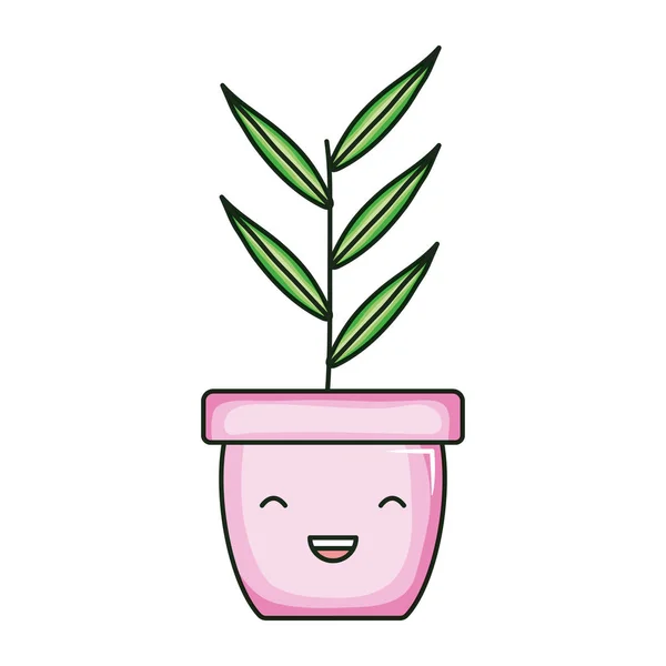 Домашній рослинний комічний персонаж Гаваї — стоковий вектор