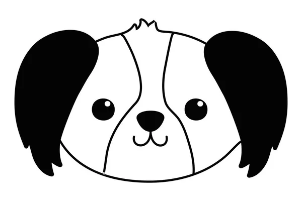 การออกแบบการ์ตูนสุนัขโดดเดี่ยว — ภาพเวกเตอร์สต็อก