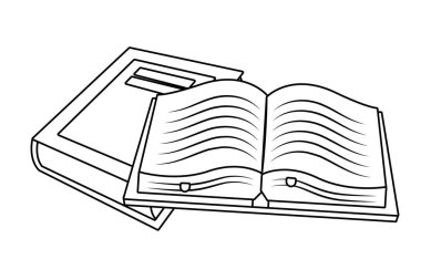 Kitap tasarım vektör illüstrasyon grubu