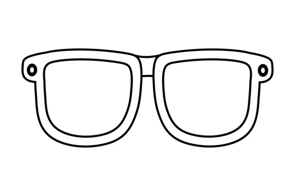Ilustración de vectores de diseño de gafas aisladas — Vector de stock