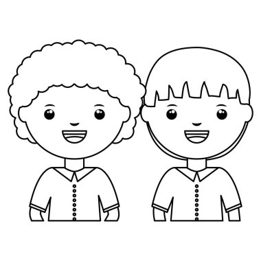 sevimli küçük öğrenciler çocuklar karakter