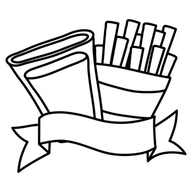 Soda Fast Food simgesi ile Fransız futbol