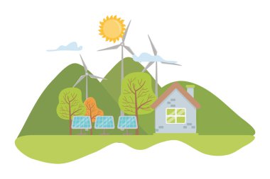 Eko şehir ve gezegen tasarım kaydetmek