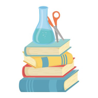 Kitaplar ve okul malzemeleri tasarımı