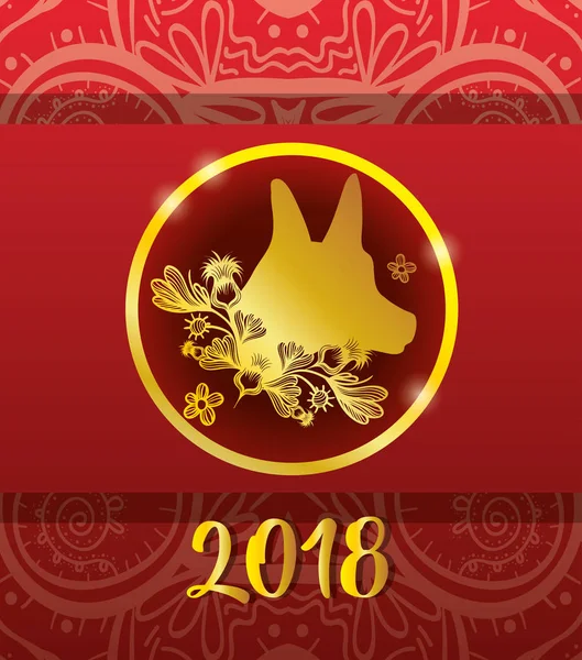 Ευτυχισμένο το νέο έτος στην κινεζική γιορτή — Διανυσματικό Αρχείο