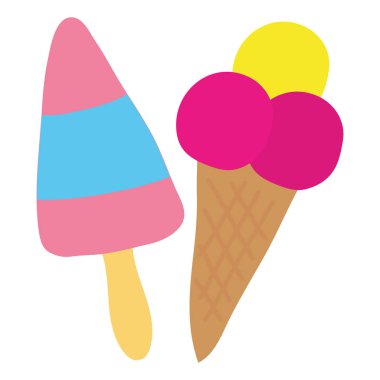 koni ve sopa lezzetli dondurma