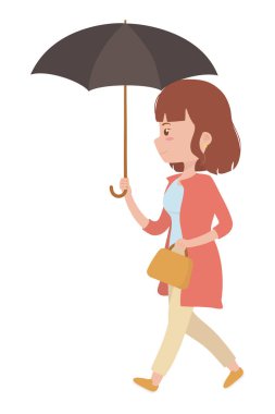 kadın karikatür tasarım vektör