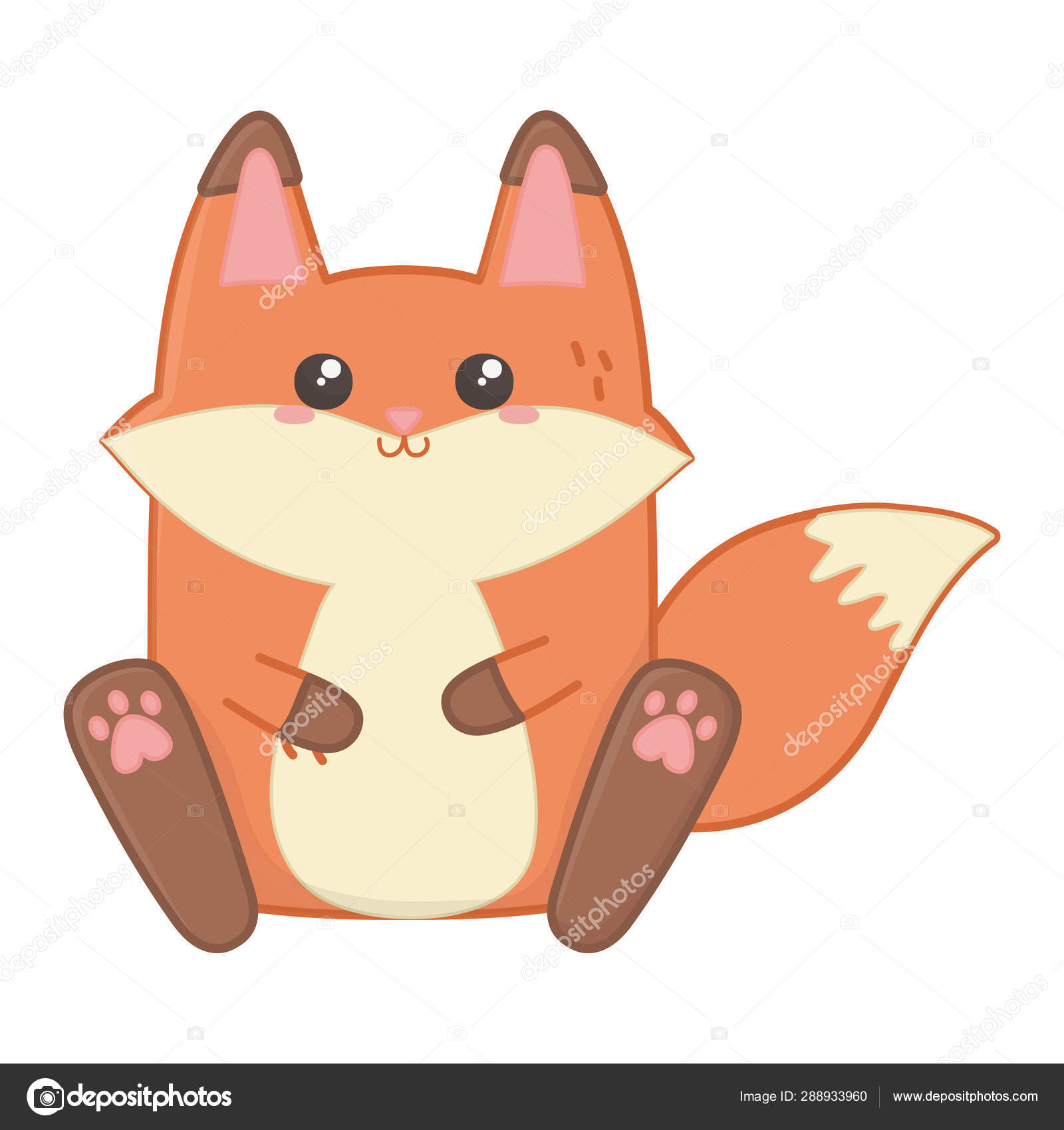 Gatos Desenhos Animados Design, Kawaii Expressão Personagem Bonito