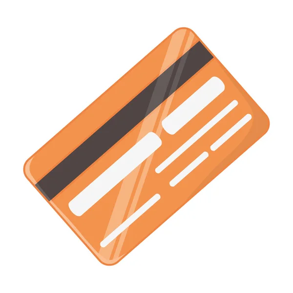 Isolerad kreditkort design vektor illustration — Stock vektor