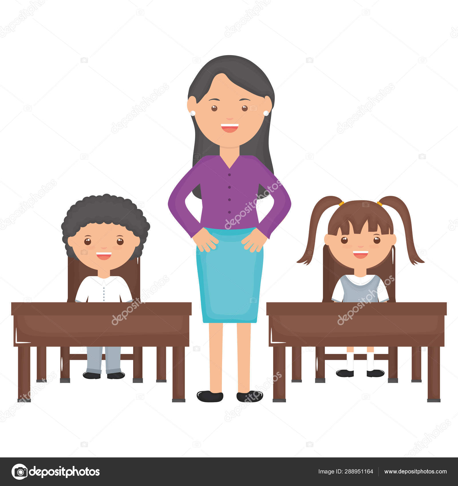 女子教師と一緒に学校の机に座っている学生カップル ストック 女子教師と一緒に学校の机に座っている学生カップル ストック