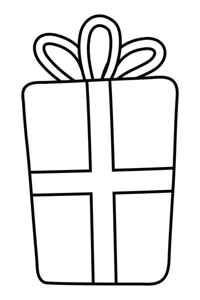 Feliz cumpleaños y diseño de regalo de celebración — Vector de stock