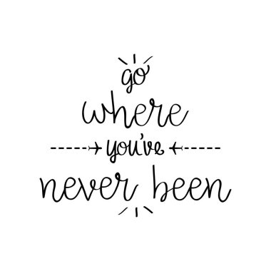 seyahat macera kaligrafi yazı tipi