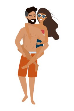 Çocuk ve yaz mayo tasarımı ile kız