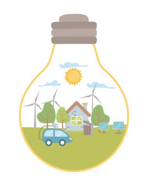 Yalıtılmış ampul ve enerji tasarımı tasarruf