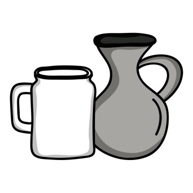 kavanoz kantinler izole simgeler