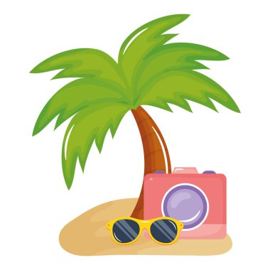 yaz güneş gözlüğü ile kamera fotoğraf