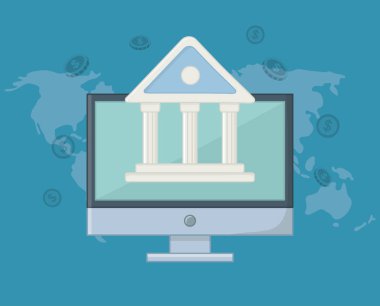 Ödeme online simge seti tasarım