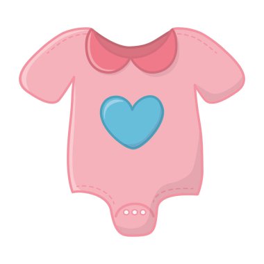 Bebek elbise illüstrasyon pembe vektör