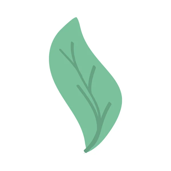Blad plant tuin natuur pictogram — Stockvector