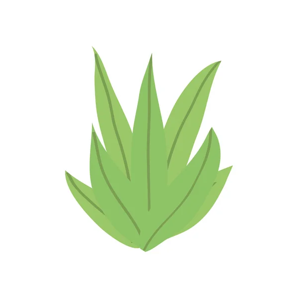 Blätter Pflanzen Garten Natur-Ikone — Stockvektor