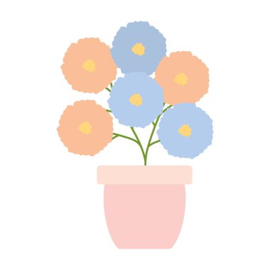 seramik çömlek dekorasyon çiçekler Bahçe