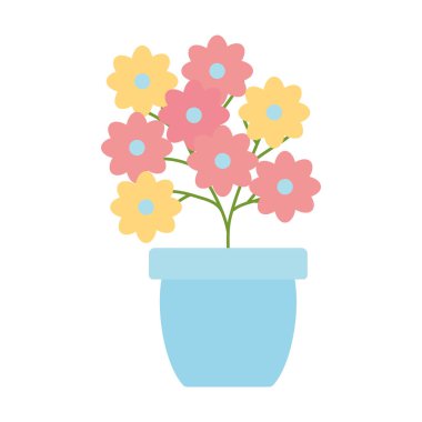 seramik çömlek dekorasyon çiçekler Bahçe