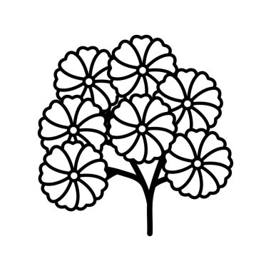 bahçe bitki dekoratif simge çiçek