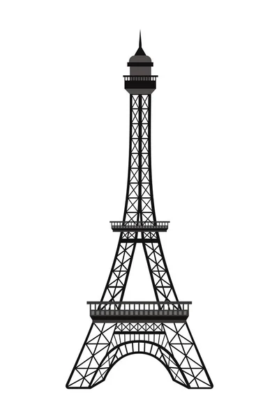 França eiffel torre design vetor ilustração — Vetor de Stock