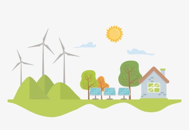 Eko şehir ve gezegen tasarım kaydetmek