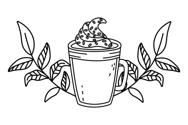 独立冰咖啡玻璃矢量设计 — 图库矢量图片