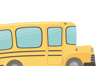 Okul Otobüs tasarım vector Illustrator