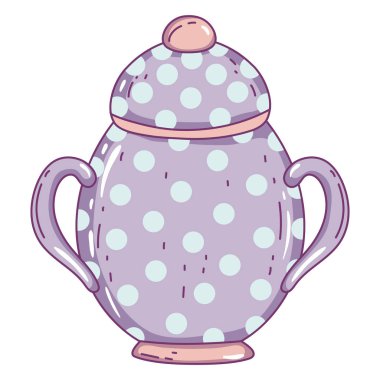 İzole porselen şeker kase tasarımı