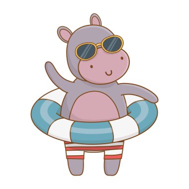 Relax illüstrasyon karikatür vektör yaz