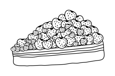 Tatlı ve lezzetli kek tasarımı