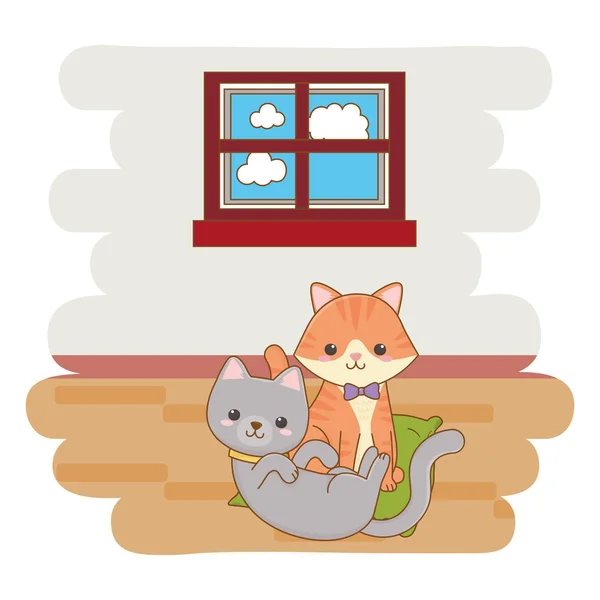 3,000+ Two Cats Stock Illustrations, Royalty-Free Vector Graphics