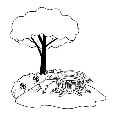 Kedi karikatür tasarım vector Illustrator