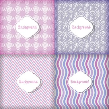 arka plan çiçek geometrik doğrusal vektör illüstrasyon