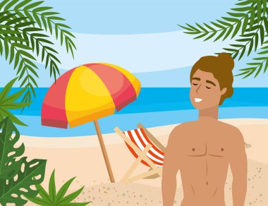 Yaz mayo tasarımı ile çocuk